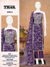 Thar 3488 A To D By Bipson Pure Cotton Print With Embroidery Thread Work Dress Material Best Wholesale Shop In Surat